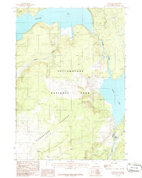 Lewis Falls 1986 topographic map thumbnail