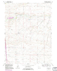 Lewis Ranch 1991 topographic map thumbnail