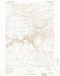 Lewiston Lakes 1953 topographic map thumbnail