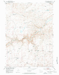Lewiston Lakes 1953 topographic map thumbnail