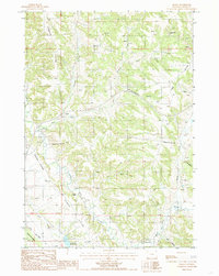 Linden 1984 topographic map thumbnail