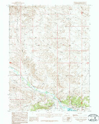 Linwood Canyon 1987 topographic map thumbnail