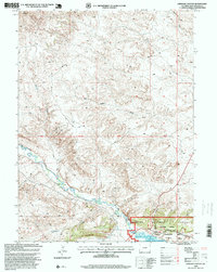 Linwood Canyon 1996 topographic map preview