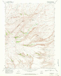 Lion Bluffs 1968 topographic map thumbnail