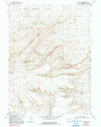 Lion Bluffs 1968 topographic map thumbnail
