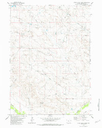 Little Alkali Creek 1981 topographic map thumbnail