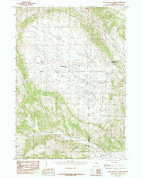 Little Buffalo Basin 1985 topographic map thumbnail