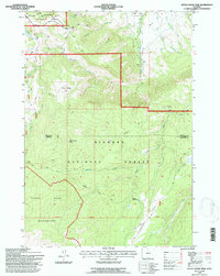 Little Goose Peak 1993 topographic map thumbnail