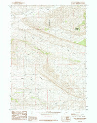 Little Sand Draw 1985 topographic map thumbnail
