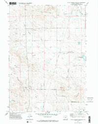 Little Thunder Reservoir 1971 topographic map thumbnail