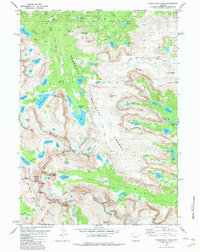 Lizard Head Peak 1981 topographic map thumbnail
