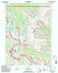 Lizard Head Peak 1991 topographic map thumbnail