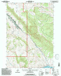 Logan Mountain 1991 topographic map thumbnail