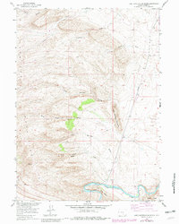 Lone Haystack Mountain 1953 topographic map thumbnail