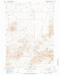 Lone Mountain 1951 topographic map thumbnail