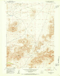 Lone Mountain 1951 topographic map thumbnail