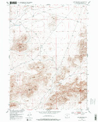 Lone Mountain 1951 topographic map thumbnail