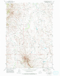 Lone Tree Creek 1972 topographic map thumbnail