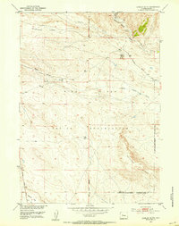 Lookout Butte 1951 topographic map thumbnail