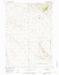 Lookout Butte 1951 topographic map thumbnail