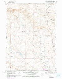 Lookout Butte SW 1951 topographic map thumbnail