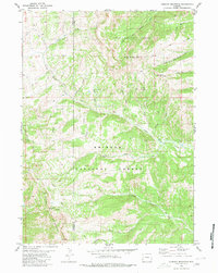 Lookout Mountain 1980 topographic map thumbnail