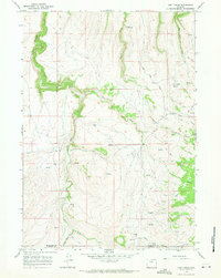 Lost Creek 1967 topographic map thumbnail