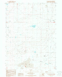 Lost Creek Lake 1988 topographic map thumbnail