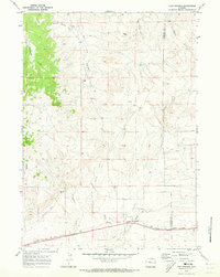 Lost Springs 1970 topographic map thumbnail