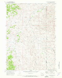 Lost Springs NW 1970 topographic map thumbnail