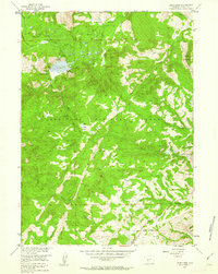 Louis Lake 1953 topographic map thumbnail