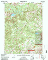 Louis Lake 1991 topographic map thumbnail