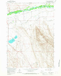 Lovell Lakes 1964 topographic map thumbnail