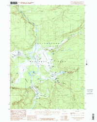 Lower Geyser Basin 1986 topographic map thumbnail