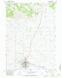 Lusk 1981 topographic map preview