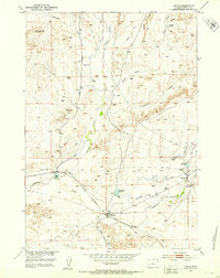 Lysite 1952 topographic map thumbnail
