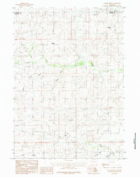 Macken Draw 1984 topographic map thumbnail