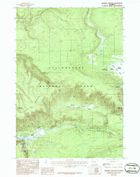 Madison Junction 1986 topographic map thumbnail