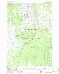 Mammoth 1986 topographic map thumbnail