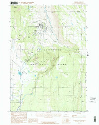 Mammoth 1986 topographic map thumbnail
