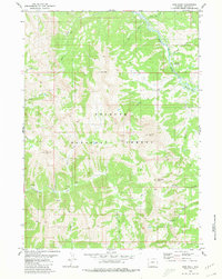 Man Peak 1980 topographic map thumbnail