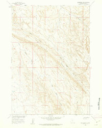 Manderson NE 1960 topographic map thumbnail