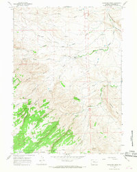 Maneater Creek 1964 topographic map thumbnail