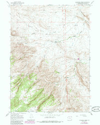 Maneater Creek 1964 topographic map thumbnail
