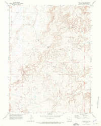 Manuel Gap 1970 topographic map thumbnail