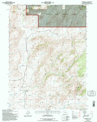 Marshall 1992 topographic map thumbnail