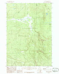 Mary Lake 1986 topographic map thumbnail