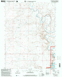 Massacre Hill 1996 topographic map thumbnail