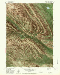 Maverick Spring 1951 topographic map thumbnail