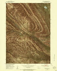 Maverick Spring 1951 topographic map preview